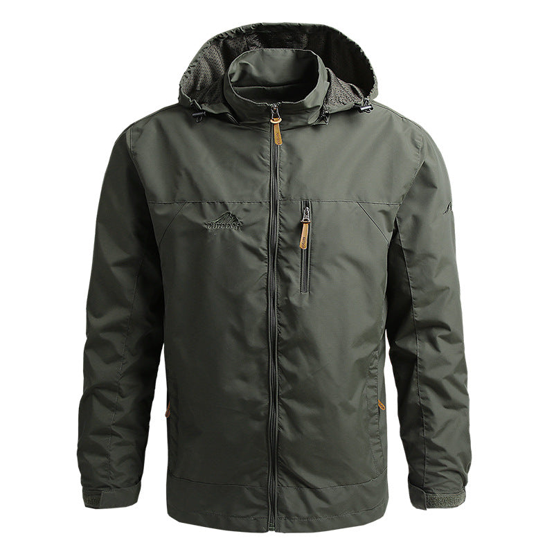 Softshell Jacket Wind & Waterproof - GentShield-Green-S-Nora Luxe