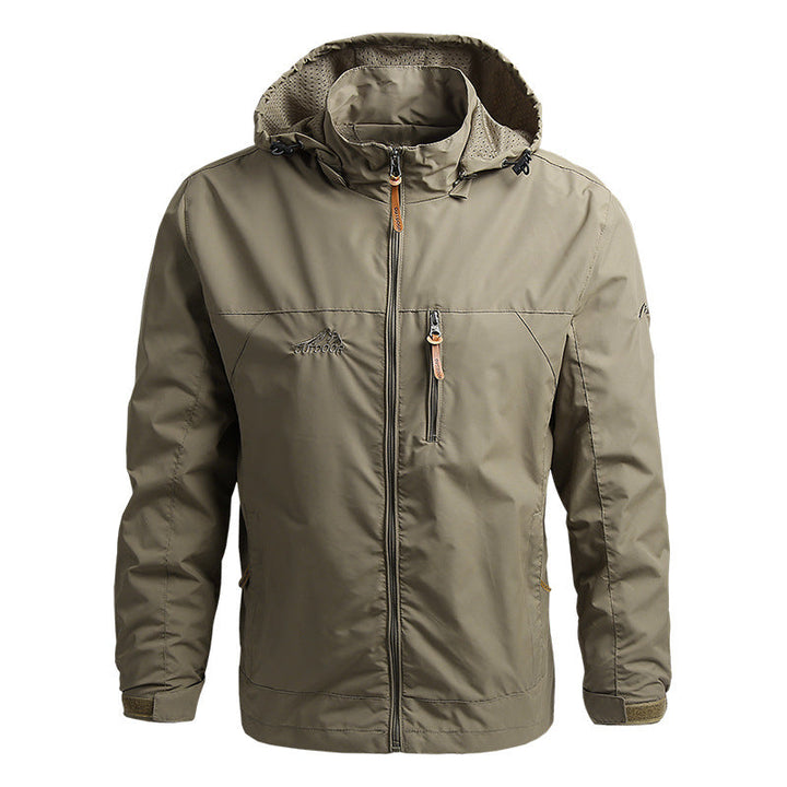 Softshell Jacket Wind & Waterproof - GentShield-Khaki-S-Nora Luxe