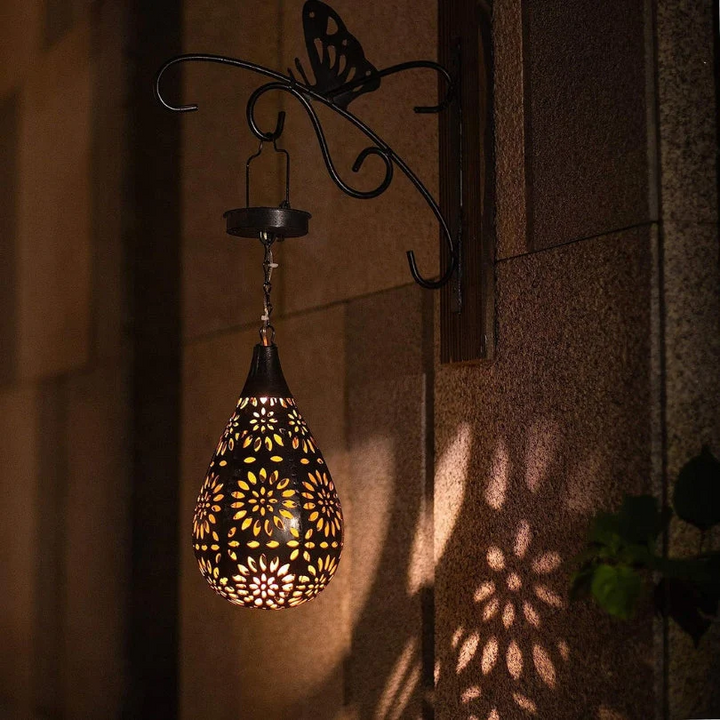 Solar Energy Outdoor Hanging Lamp - LumaBright-Nora Luxe