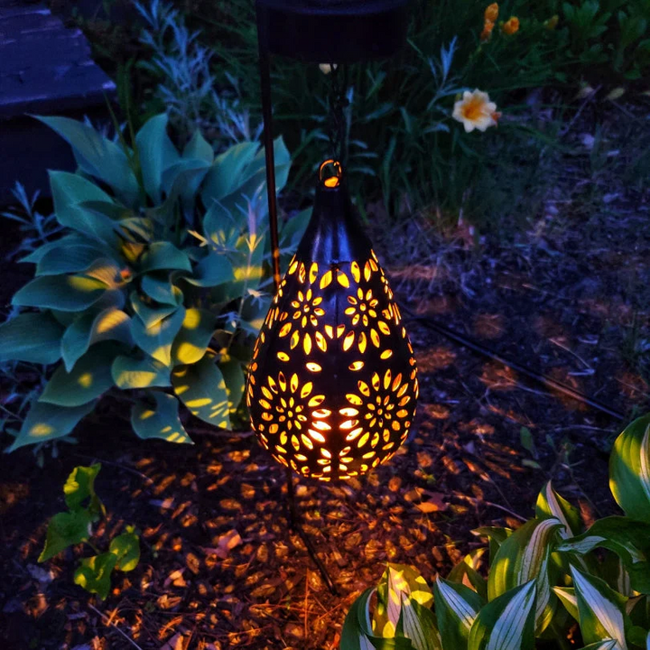 Solar Energy Outdoor Hanging Lamp - LumaBright-Nora Luxe
