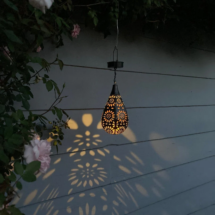 Solar Energy Outdoor Hanging Lamp - LumaBright-Nora Luxe