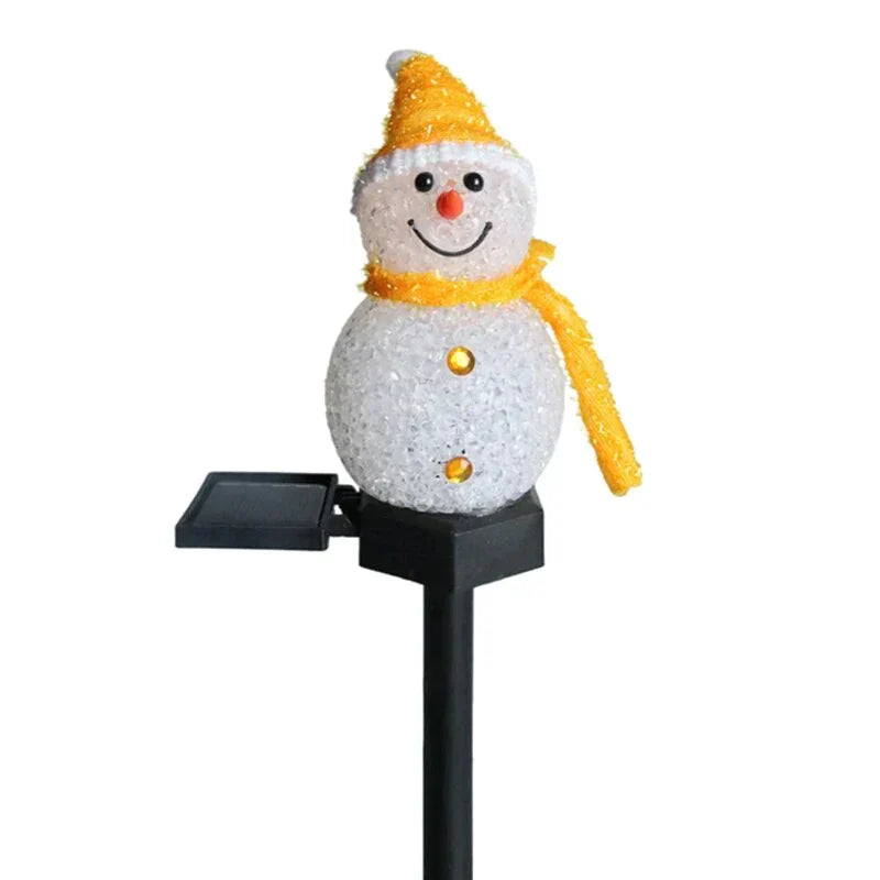 Solar Energy Snowman Lamp - SolarSnow-Orange (1+1 Free)-Nora Luxe