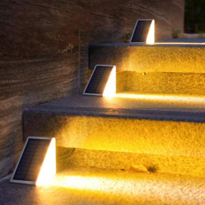 Solar Energy Stair Lighting - SolarStep-4-Nora Luxe