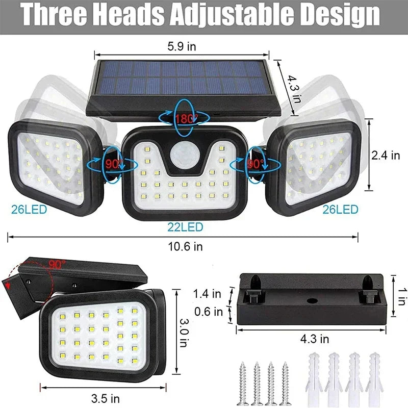 Solar Energy Wall Lamp - EcoBright-Nora Luxe