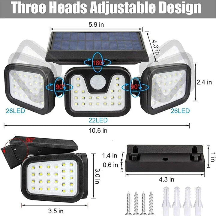 Solar Energy Wall Lamp - EcoBright-Nora Luxe