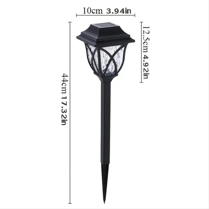 Solar Garden Lighting with Natural Enchantment - LunaGlow-White-B 300MAH-Nora Luxe