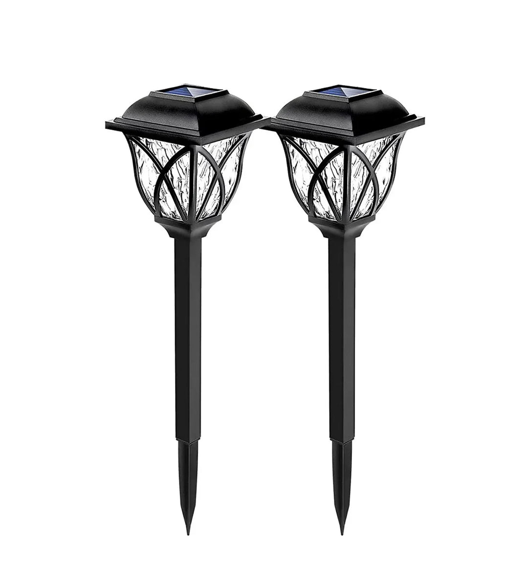 Solar Garden Lighting with Natural Enchantment - LunaGlow-White-B 300MAH-Nora Luxe