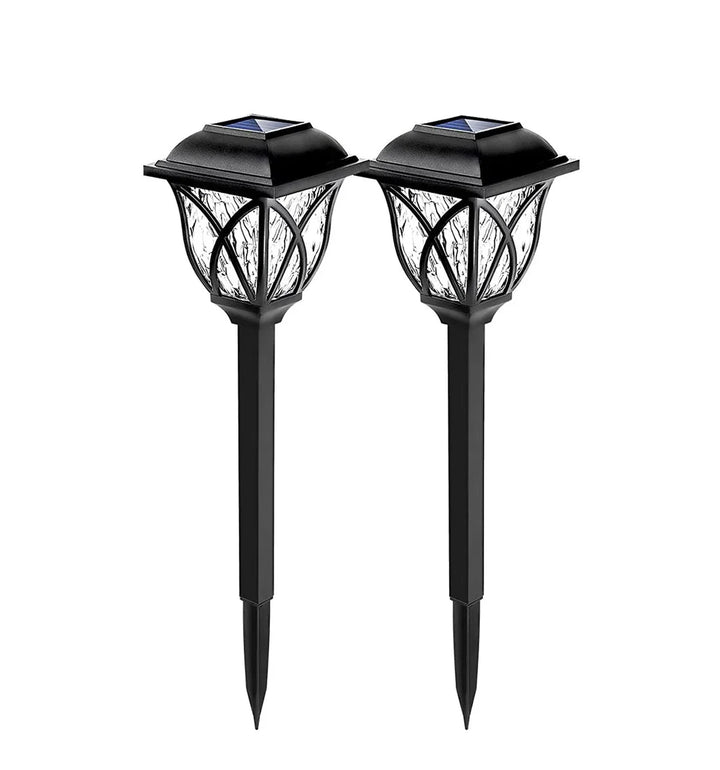 Solar Garden Lighting with Natural Enchantment - LunaGlow-White-B 300MAH-Nora Luxe