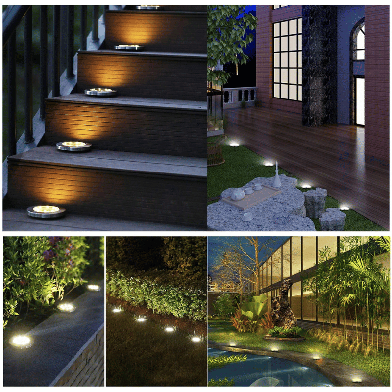Solar Ground Spot Light for Outdoors – SunHalo-4 Lights-Nora Luxe