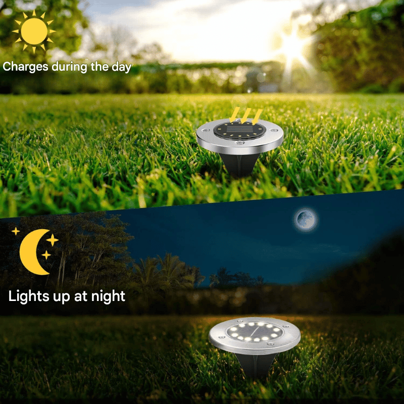 Solar Ground Spot Light for Outdoors – SunHalo-4 Lights-Nora Luxe