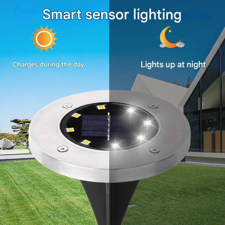 Solar Ground Spot Light for Outdoors – SunHalo-4 Lights-Nora Luxe