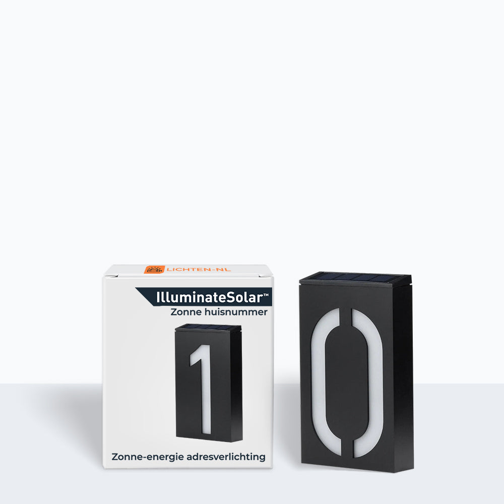 Solar-powered House Number - SolarSign-0-The Livary