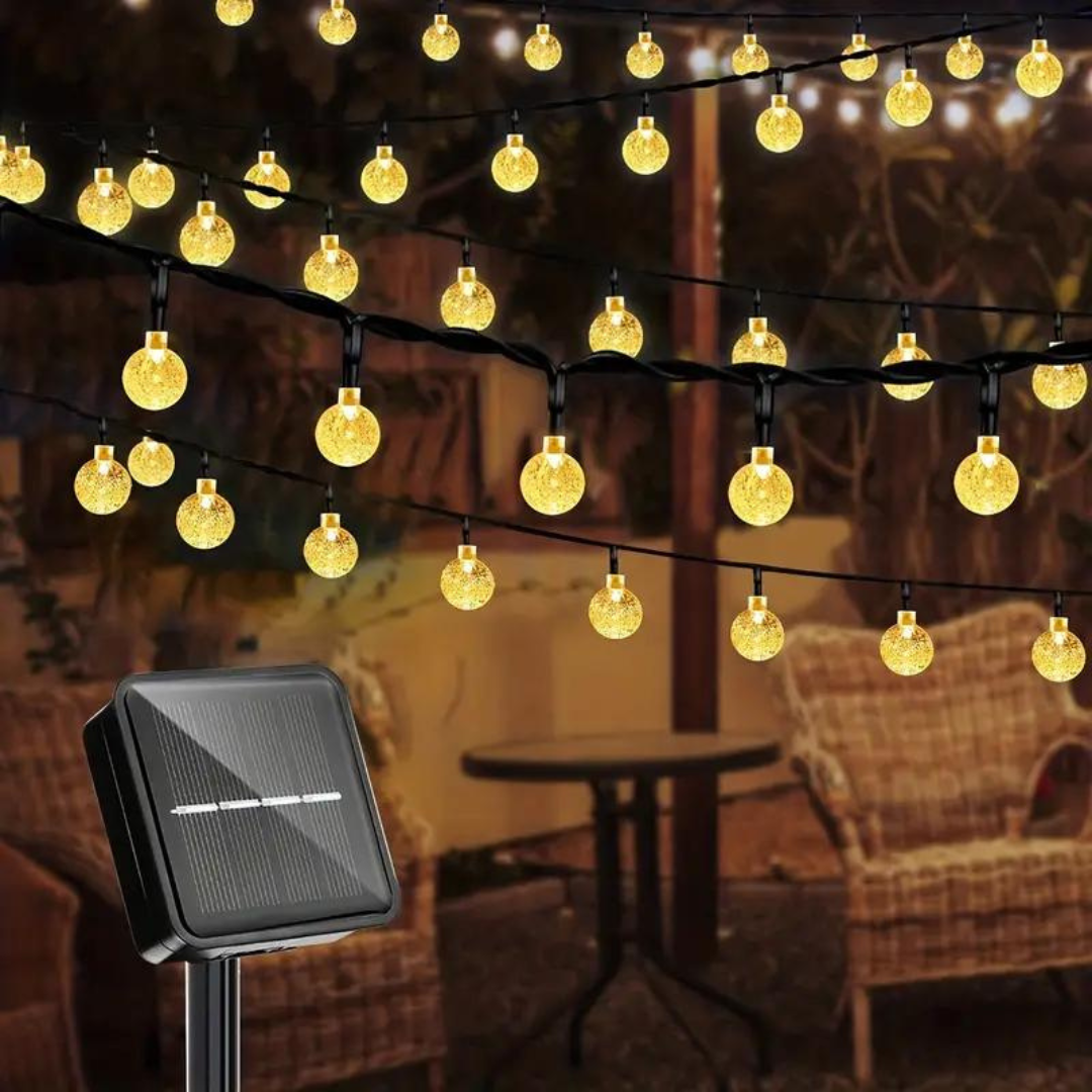 Solar String Lights for Outdoors - EcoGlow-5 Metres - 20 Lights-Nora Luxe