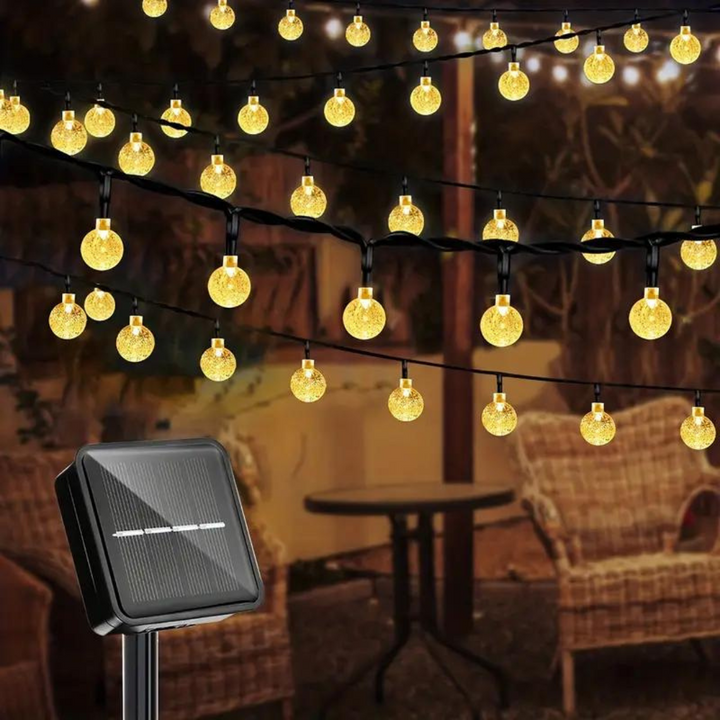 Solar String Lights for Outdoors - EcoGlow-5 Metres - 20 Lights-Nora Luxe
