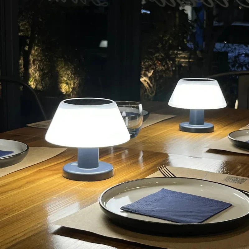Solar Table Lamp - EcoGlow-Nora Luxe