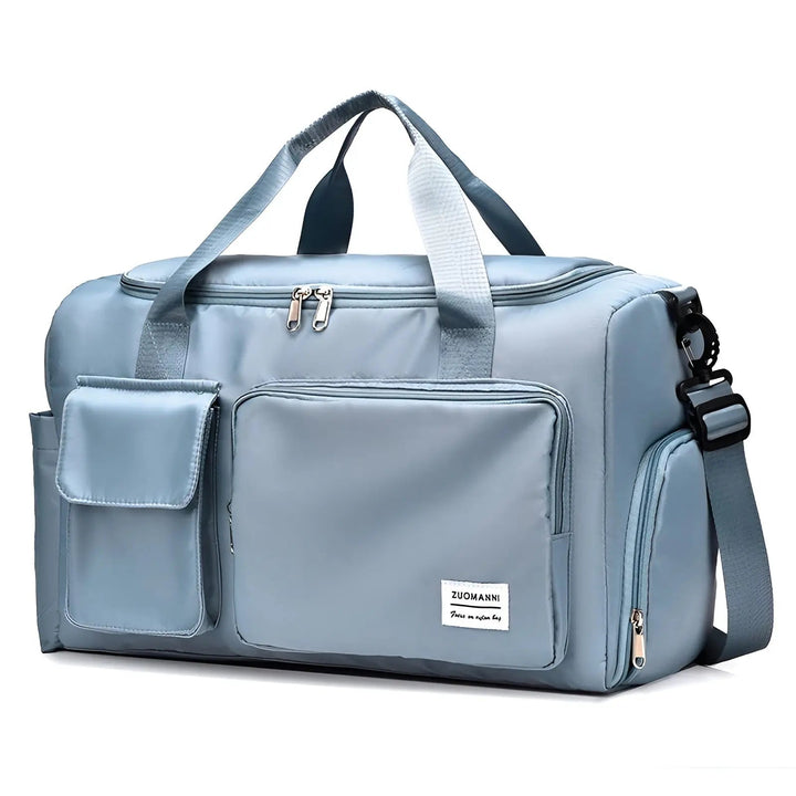 Spacious Waterproof Luxury Travel Bag - JetSet-Blue-Nora Luxe