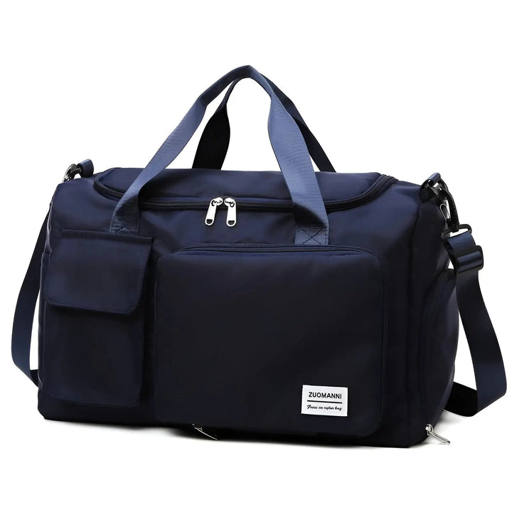 Spacious Waterproof Luxury Travel Bag - JetSet-Dark blue-Nora Luxe