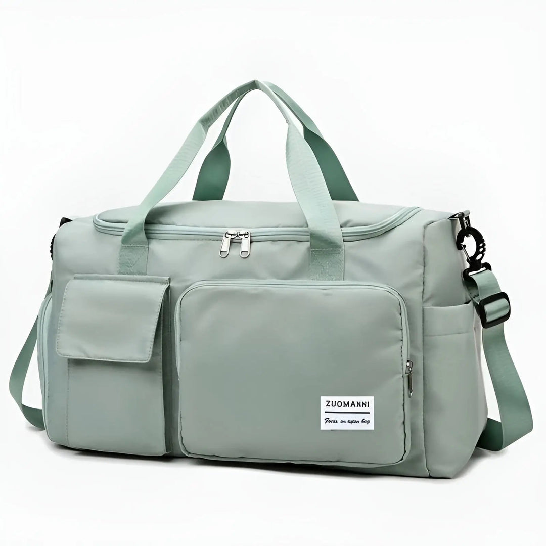 Spacious Waterproof Luxury Travel Bag - JetSet-Green-Nora Luxe