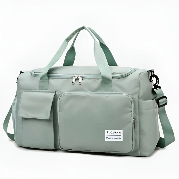 Spacious Waterproof Luxury Travel Bag - JetSet-Green-Nora Luxe