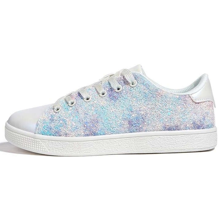 Sparkling Lace-Up Fashion Ladies Sneakers - Xenia-Purple-3.0-Nora Luxe