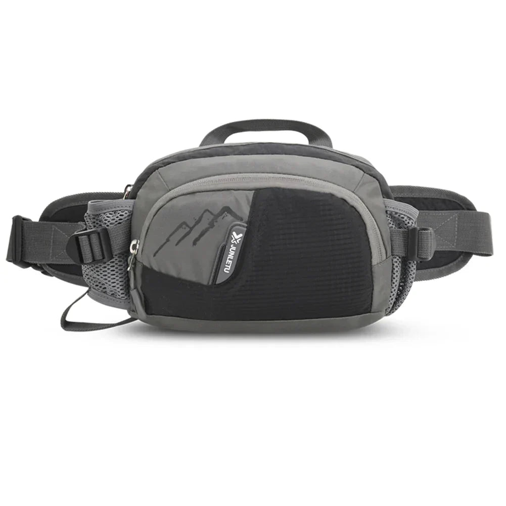Sport Hip Bag with Bottle Holder - Vega-Black-Nora Luxe