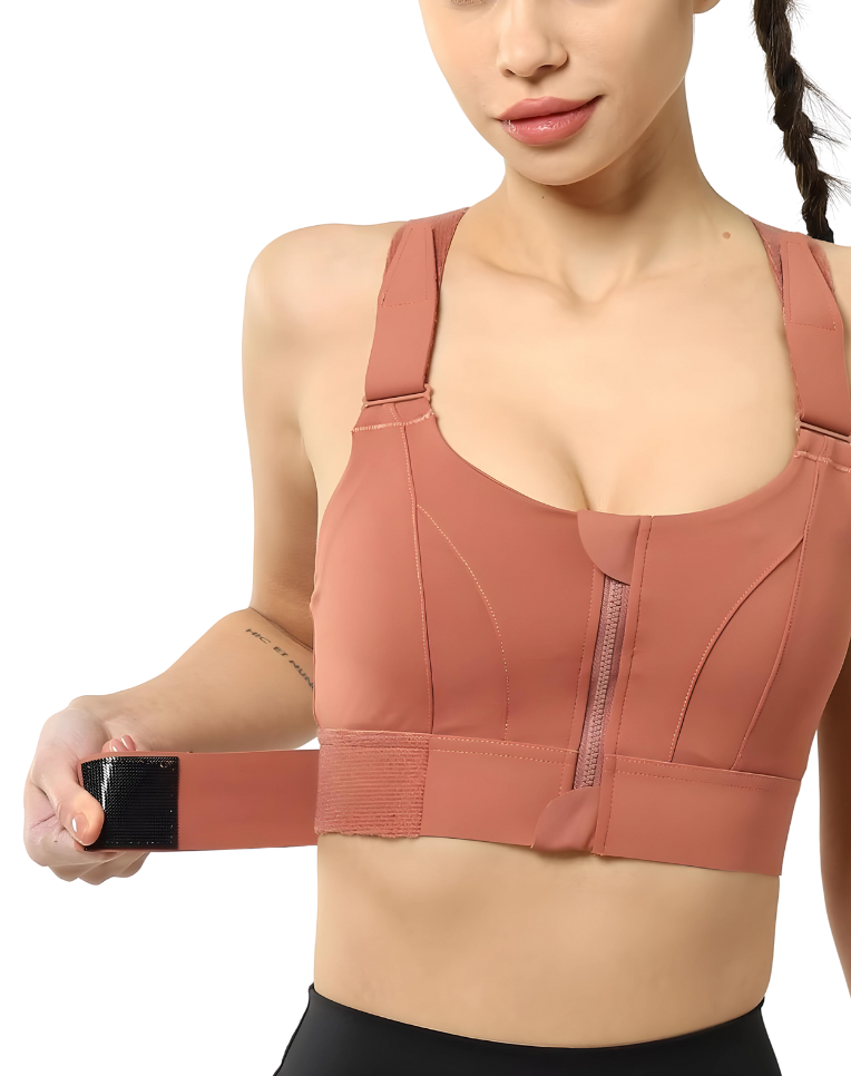 Sports Bra - FlexiFit-Beige-S-Nora Luxe