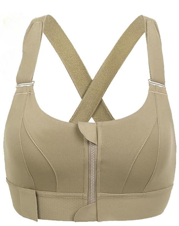 Sports Bra - FlexiFit-Beige-S-Nora Luxe