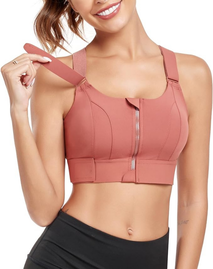 Sports Bra - FlexiFit-Beige-S-Nora Luxe