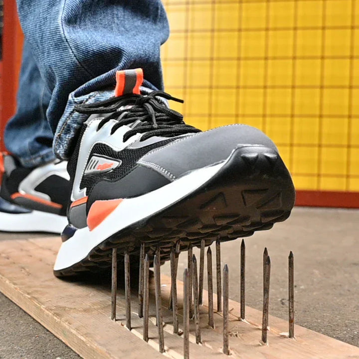 Sports Safety Shoes - FlexGuard-Gray-3.5-Nora Luxe