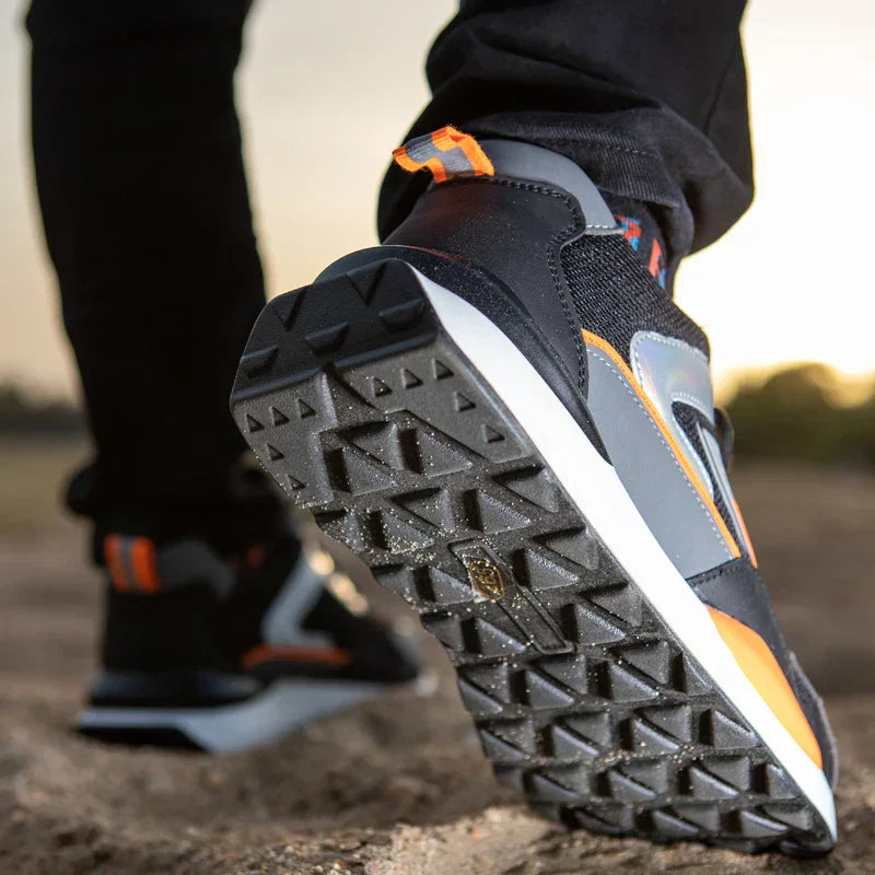 Sports Safety Shoes - FlexGuard-Gray-3.5-Nora Luxe
