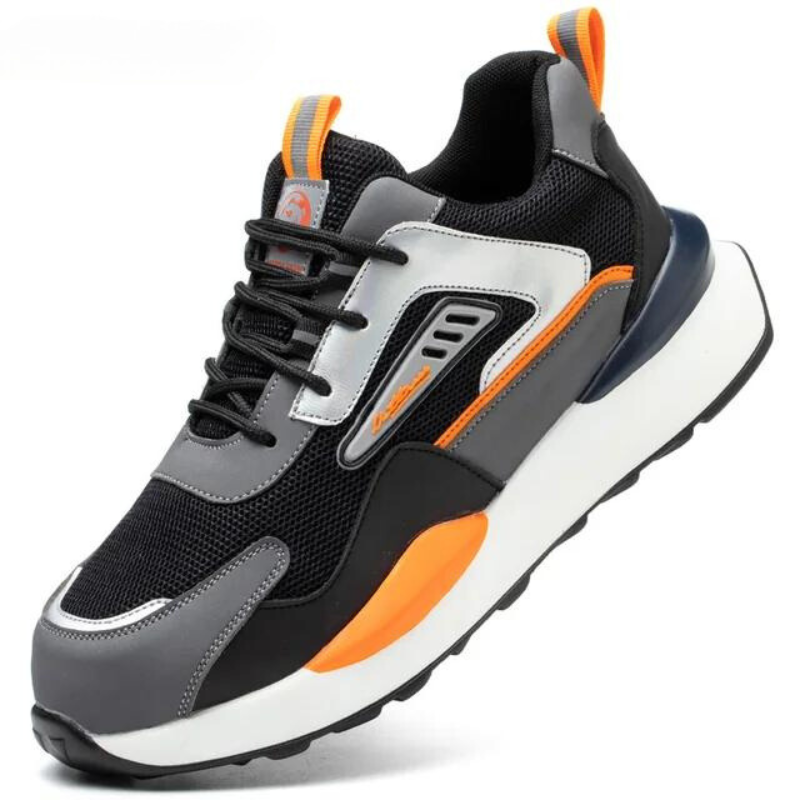 Sports Safety Shoes - FlexGuard-Gray-3.5-Nora Luxe