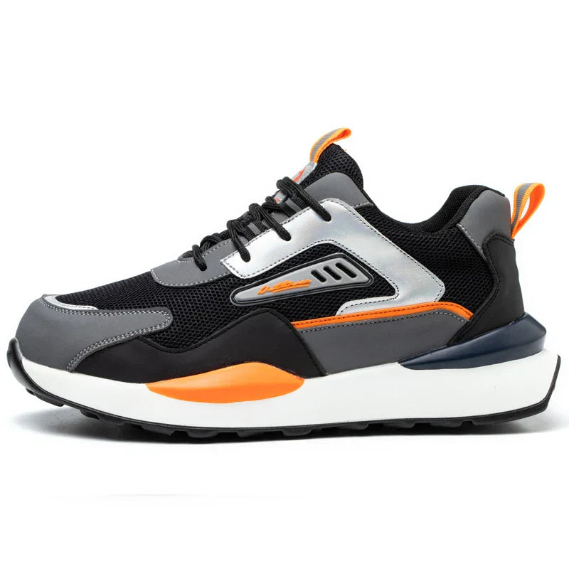 Sports Safety Shoes - FlexGuard-Gray-3.5-Nora Luxe