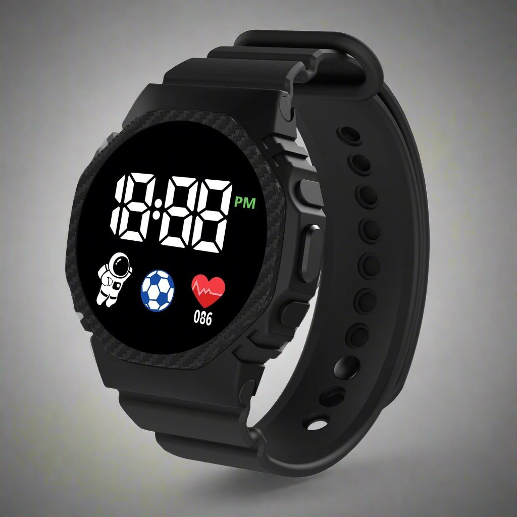 Sports watch for Little Adventurers - AdventureTime-Black-Nora Luxe