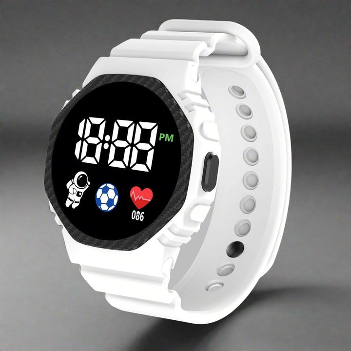 Sports watch for Little Adventurers - AdventureTime-White-Nora Luxe