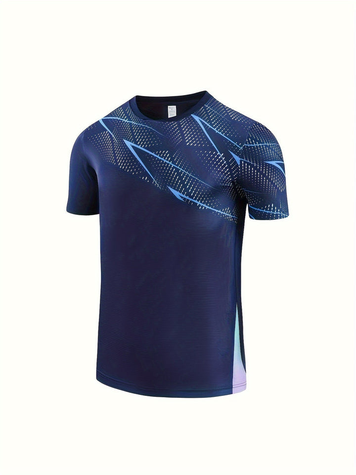 Sporty Functional Shirt for Men Summer Activity - Tarek (Buy 1 Get 1 FREE)-Navy Blue-S-Nora Luxe
