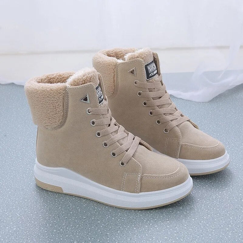 Sporty Ladies' Boots - Nora-Beige-3.0-Nora Luxe