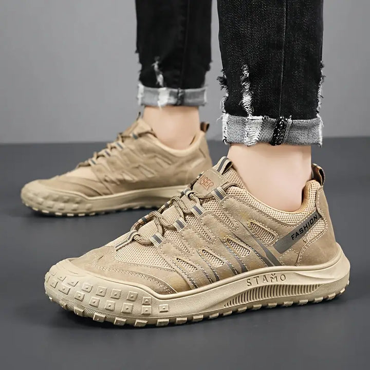 Sporty Men's Mountain Shoes - TrailRoyal-Green-7.0-Nora Luxe