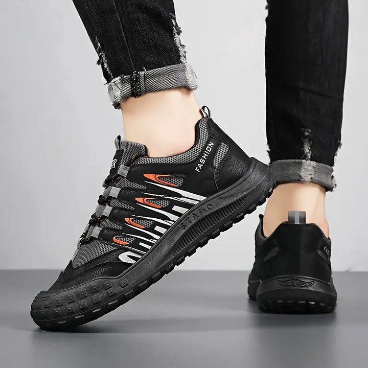 Sporty Men's Mountain Shoes - TrailRoyal-Green-7.0-Nora Luxe