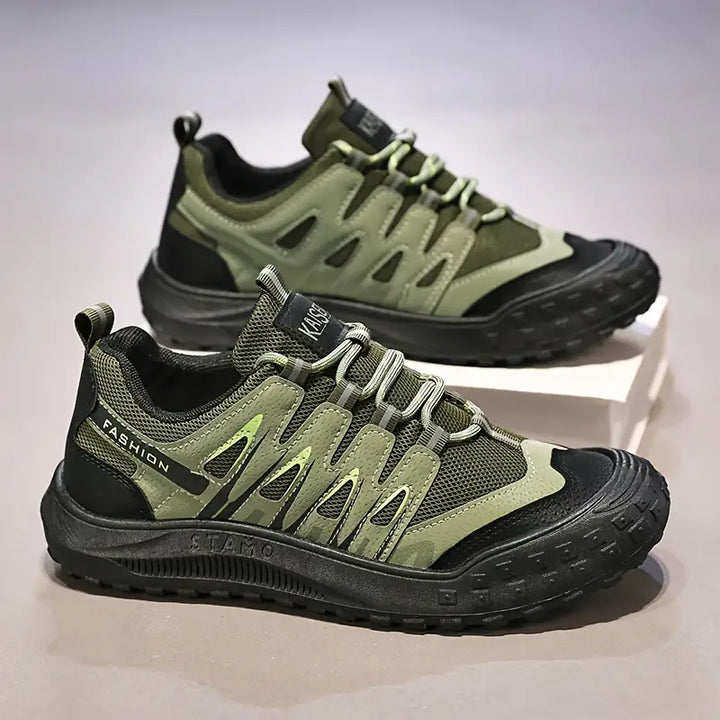 Sporty Men's Mountain Shoes - TrailRoyal-Green-7.0-Nora Luxe