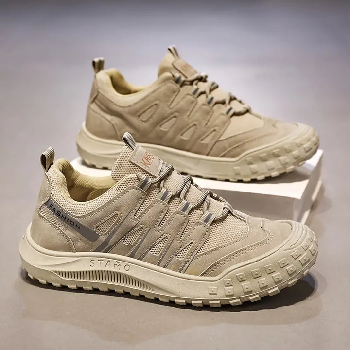 Sporty Men's Mountain Shoes - TrailRoyal-Khaki-7.0-Nora Luxe