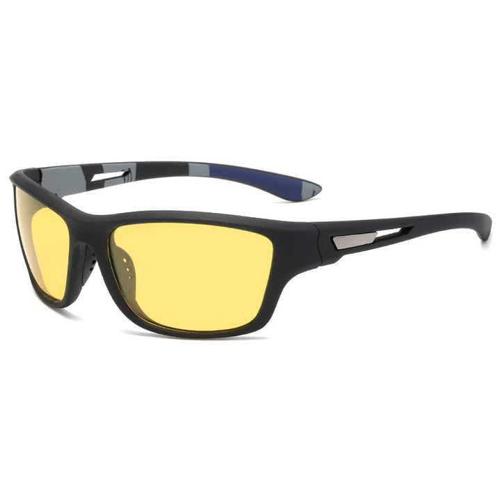 Sporty men's sunglasses with polarized lenses & UV400 protection – Vayron-Yellow-Nora Luxe