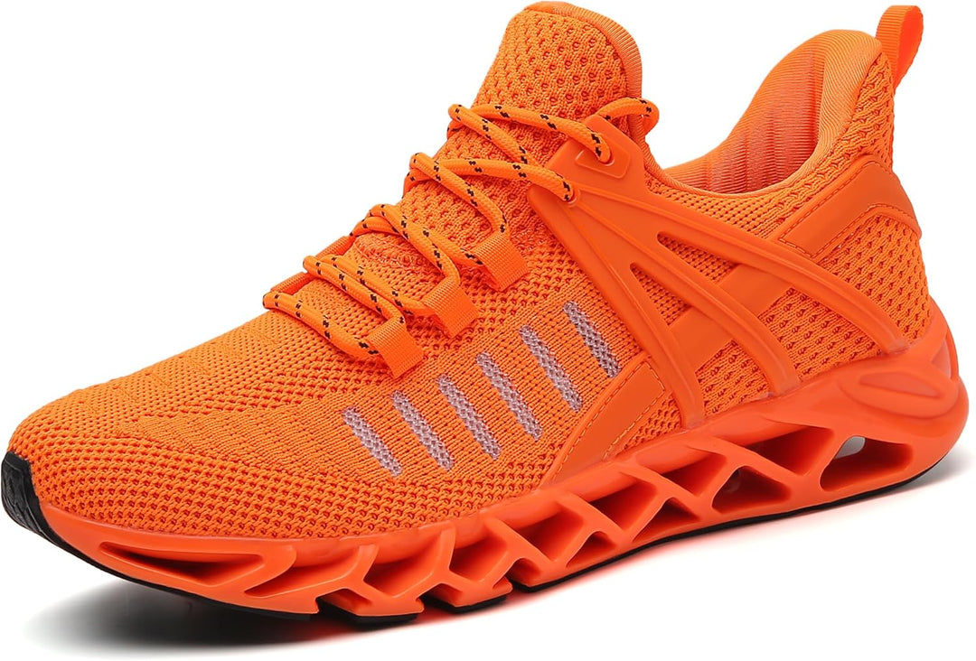 Sporty Men's Trainers - FlexLite-Dark Gray-6.5-Nora Luxe