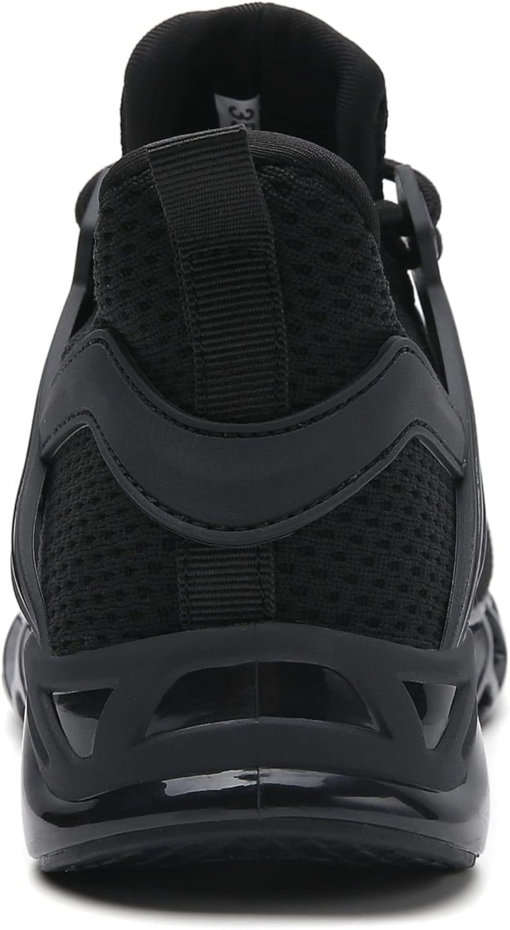 Sporty Men's Trainers - FlexLite-Dark Gray-6.5-Nora Luxe