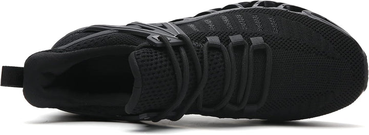 Sporty Men's Trainers - FlexLite-Dark Gray-6.5-Nora Luxe