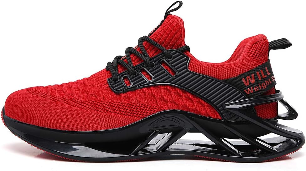 Sporty Men's Trainers - FlexLite-Dark Gray-6.5-Nora Luxe