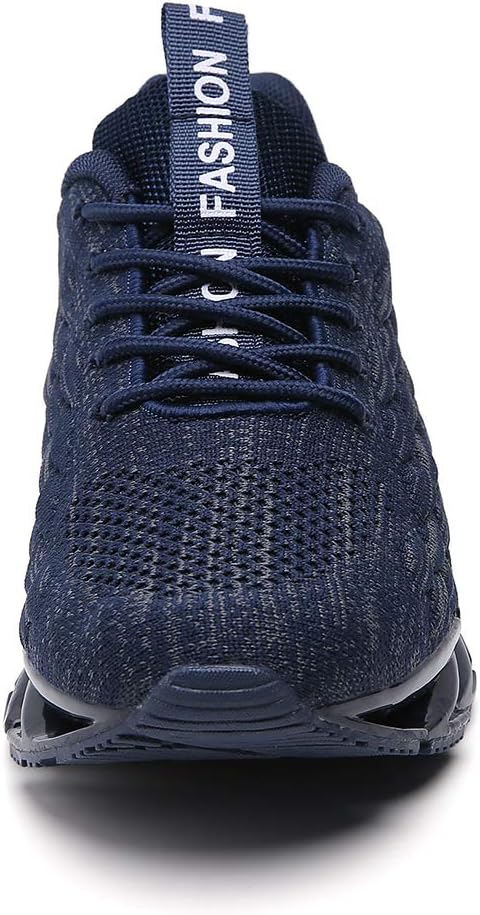 Sporty Men's Trainers - FlexLite-Dark Gray-6.5-Nora Luxe