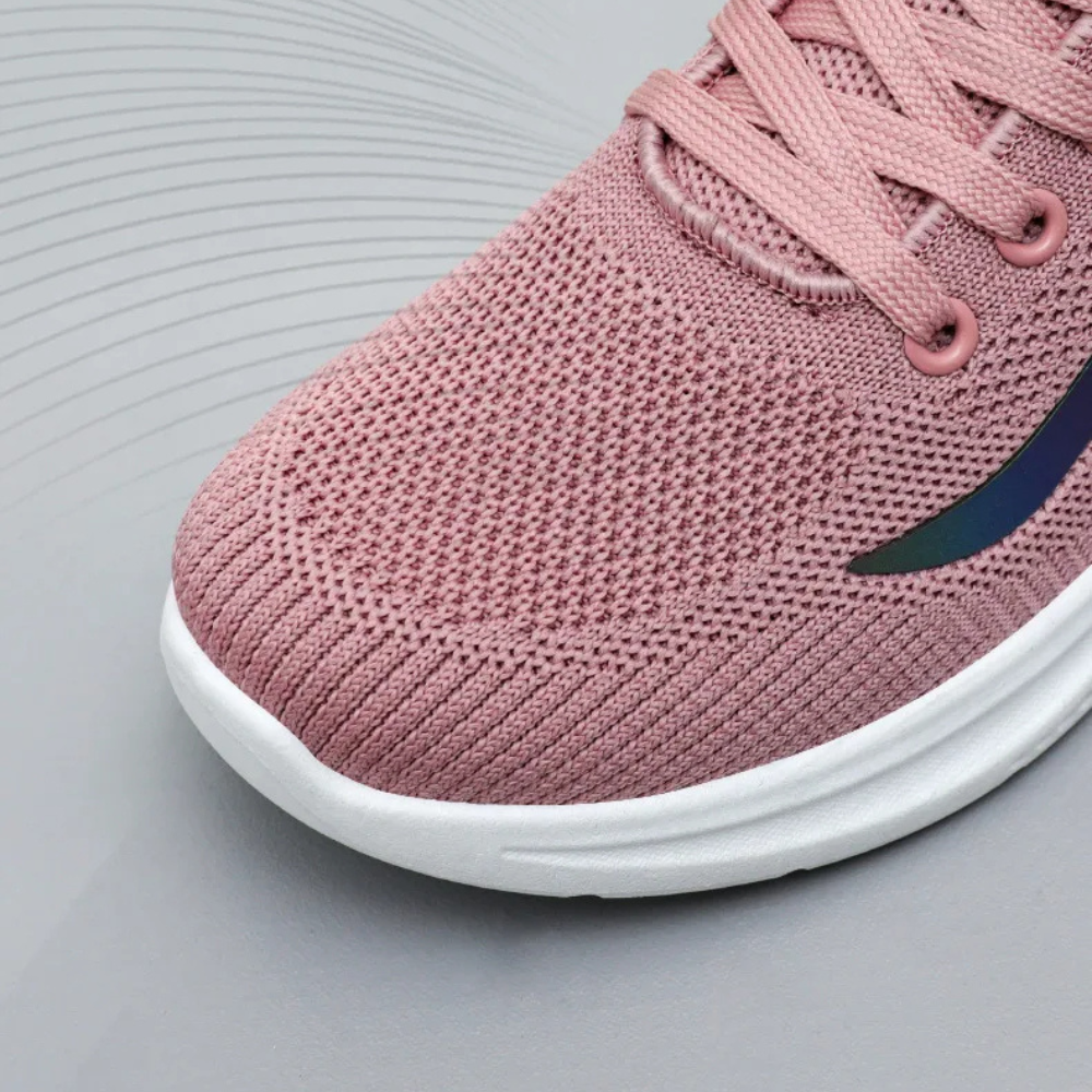 Sporty Orthopaedic Women's Walking Shoes - FitWalk-3.5-Black-Nora Luxe