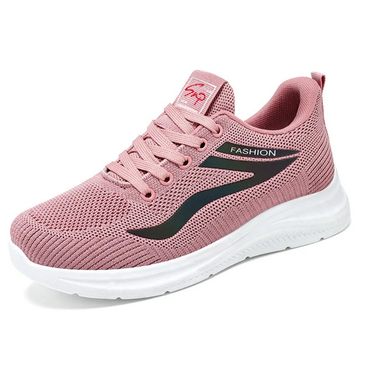 Sporty Orthopaedic Women's Walking Shoes - FitWalk-3.5-Pink-Nora Luxe