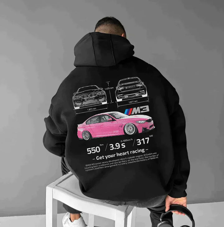 Sporty Racing Hoodie - Max-Black-S-Nora Luxe