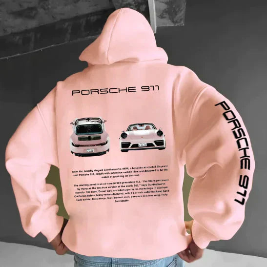 Sporty Racing Hoodie - Max-Pink B-S-Nora Luxe
